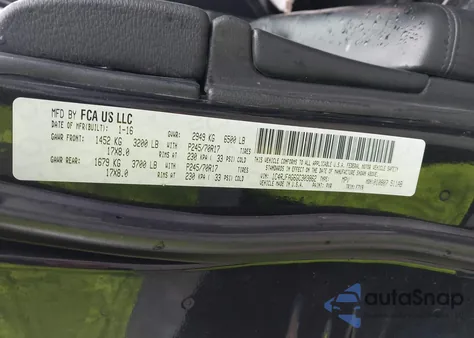 2016 Jeep Grand Cherokee Laredo from USA, damaged, VIN 1C4RJFAG6GC303862